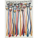 Arman, UNTITLED (PAINT TUBES), Screenprint with embossing on vellum paper, 76/99