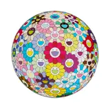 FLOWERBALL: COLOURFUL, MIRACLE, SPARKLE by Takashi Murakami, 2022, Off-set lithograph with cold stamp and high gloss varnishing, 21/300, sold Jan 2024