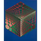 TUPA - 2 by Victor Vasarely, 1972, Screenprint, sold Jan 2024