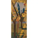 Edith Lawrence, THE ORCHARD, Linocut, ed. 50