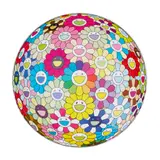 BURYING MY FACE IN THE FIELD OF FLOWER by Takashi Murakami, 2022, Off-set lithograph with cold stamp and high gloss varnishing, 222/300, sold Jan 2024