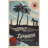 Shepard Fairey, LIFEGUARD NOT ON DUTY, 2016, Off-set lithograph