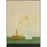 Craigie Aitchison, DAFFODIL AND CANDLESTICK, 1998, Screenprint, A.P. XII/XV