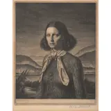 Gerald Brockhurst, DORETTE, 1932, Etching