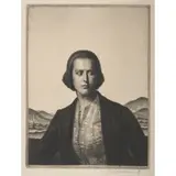 Gerald Brockhurst, YOUNG WOMANHOOD, 1931, Etching