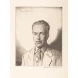Gerald Brockhurst, OLIVER ST. JOHN GOGARTY, Etching