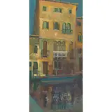 William Birnie, THE WHITE BALCONY, oil on board