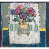 Charles Anderson, ANEMONES, 2002, acrylic on board