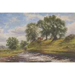 Waller Paton, ON THE ALLAN, 1871, watercolour