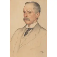 William Strang, JAMES ROBERTSTON BLACKIE, 1905, pencil and pastel