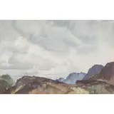 William Russell Flint, ROCKY HILL TOPS, PERTHSHIRE, watercolour