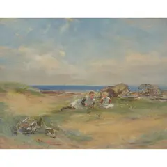 James Michael Brown, A SEASIDE POSY, oil on canvas