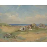 James Michael Brown, A SEASIDE POSY, oil on canvas