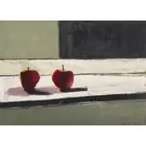 Julian Paltenghi, TWO APPLES - '84, oil on canvas