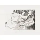 Paula Rego, CELESTINA'S GOD-DAUGHTER, 2001 (R. 183), etching and aquatint, artist's proof aside from the edition of 17, unframed