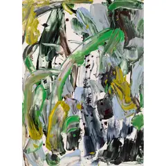 Colette Morey de Morand, OH YES, OF COURSE, 1986, acrylic on canvas