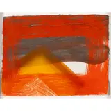 SNOW, 1995 (HEENK  92) by Howard Hodgkin, intaglio print with carborundum and hand colouring on hand-made cotton paper, printer's proof aside from the edition of , sold Apr 2024