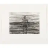Antony Gormley, ANOTHER PLACE, 2013, etching on BFK Rives naturel paper