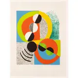 Sonia Delaunay, AFFREUX JOJO, 1969, colour lithograph on watermarked Arches paper