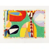 Gillian Ayres, BAGATELLE, 2014, sugar-lift aquatint and carborundum on Arches Moulin du Gué paper