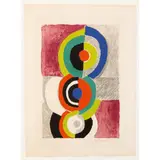 Sonia Delaunay, LES TROIS GRÂCES,  1972, colour lithograph on paper, artist's proof aside from the edition of 75