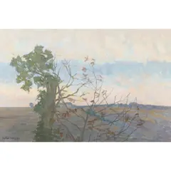Heather Copley, AUTUMN EVENING - HARVEST, 1997, oil on canvas