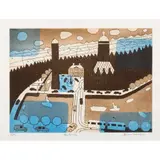 Julian Trevelyan, AMSTERDAM, 1974 (TURNER 304), colour etching and aquatint on T.H. Sanders paper