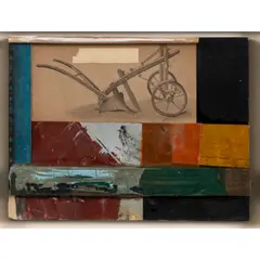 Bryan Ingham, KYNANCE I (FROM KYNANCE SUITE), 1985, collage on board