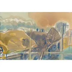 Eileen Guthrie, TREES, OUNDLE, C. 1970s, watercolour on paper