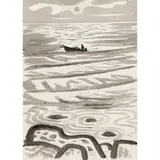 George Kennethson, FISHERMAN, DORSET, C. 1970s, initialled in pencil (lower left), brush and ink on paper