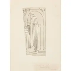 Ben Nicholson, VERONA, 1966, etching on paper, blind-stamped (lower left), an artist's proof aside from the edition of 50: accompanied by a framed photograph of another work by Nicholson, annotated by the Artist (to reverse)