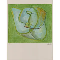 Naum Gabo, OPUS XX, 1933/1957, lithograph on paper