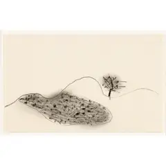 Roger Hilton, DRAWING (LANDSCAPE), c.1966, charcoal and pencil on paper