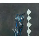 Prunella Clough, DARK FLOWER, 1997, oil on canvas