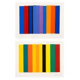Terry Frost, SMALL BLUE TIMBERAINE (BLUE FOR VENICE) & SMALL TIMBERAINE YELLOW, 2001 (KEMP 215 & 216)