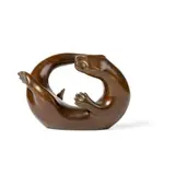 Laurence Broderick, PLAYFUL OTTER CUB MAQUETTE VIII, bronze