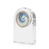 Clive Burr, CRYSTAL CLOCK, 1990, glass and enamel