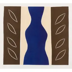 Breon O'Casey, BLUE FIGURE, 2009, screenprint on wove paper