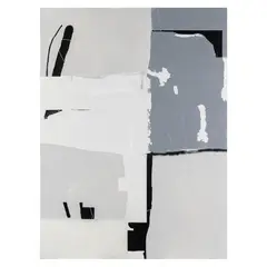 Antoine Puisais, UNITITLED, 2015, acrylic, screenprint, spray paint and filler on panel
