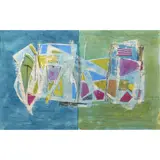 William Gear, Untitled, 1947, watercolour, ink and crayon on paper