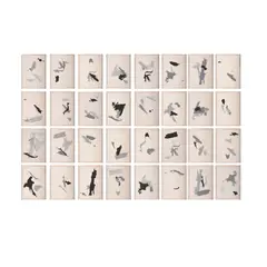 Tania Kovats, Islands, 2001, each ink on layered matte acetate