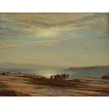Patrick Downie, GATHERING WRACK, oil on canvas laid down