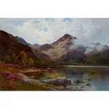 LOCH SHIEL AND THE HILLS OF GLENFINNAN by Alfred Fontville de Breanski Jnr, oil on canvas, sold Dec 2023