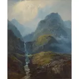 George Blackie Sticks, GLENCOE, NEAR THE BRIDGE OF THREE WATERS