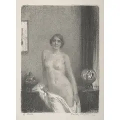 Stanley Cursiter, NUDE, lithograph