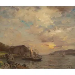 James Campbell Noble, SAFE HAVEN, oil on canvas