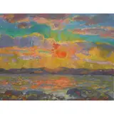 Mary Nicol Neill Armour, SUNSET OVER ARRAN