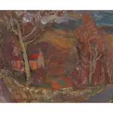 William MacTaggart, NEAR HUMBIE, oil on board