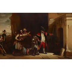 William Kidd, THE BEADLE, Oil on canvas
