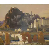James Paterson, CORTE, CORSICA, oil on canvas